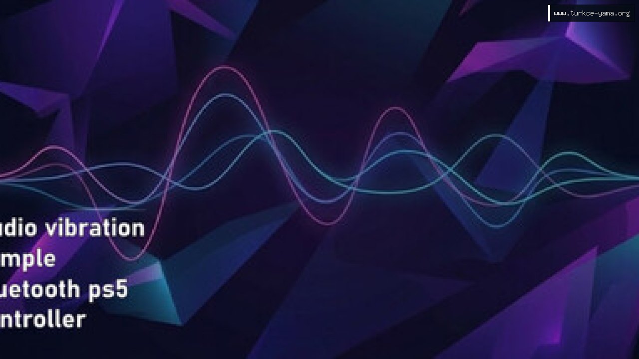Audio vibration sample bluetooth ps5 controller Türkçe Yama kapak görseli