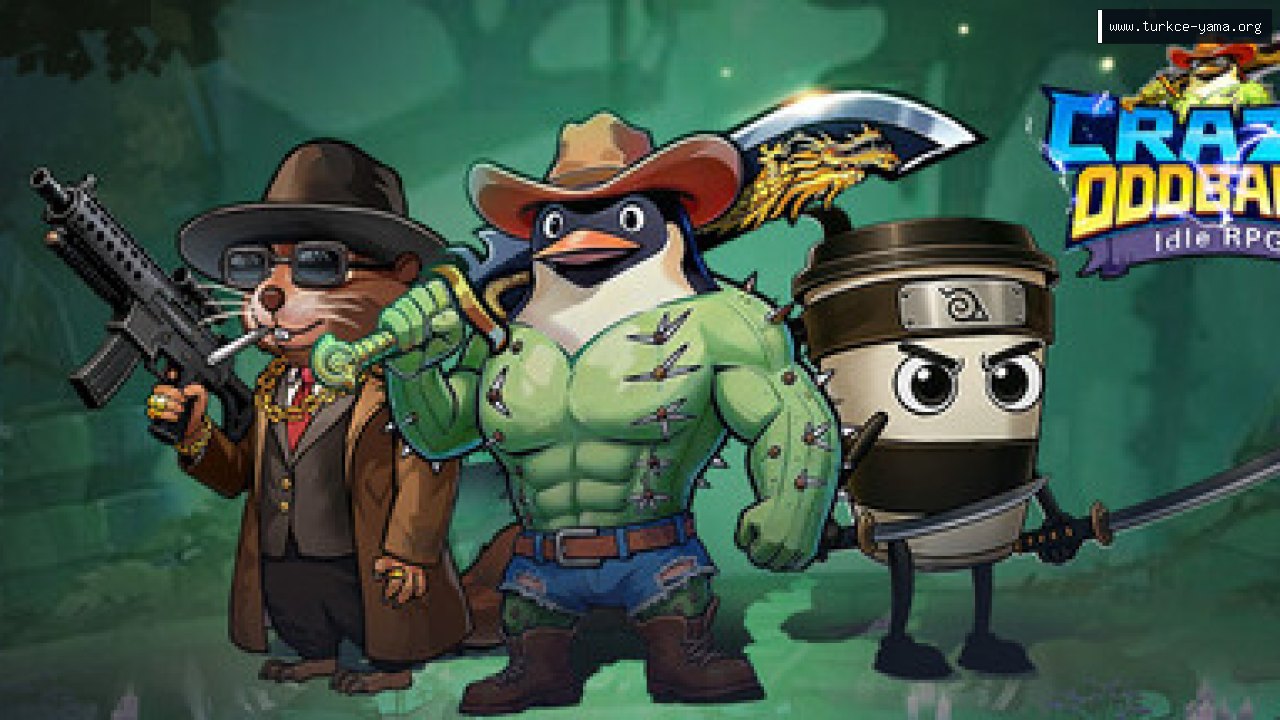 Crazy Oddballs: Idle RPG Türkçe Yama kapak görseli