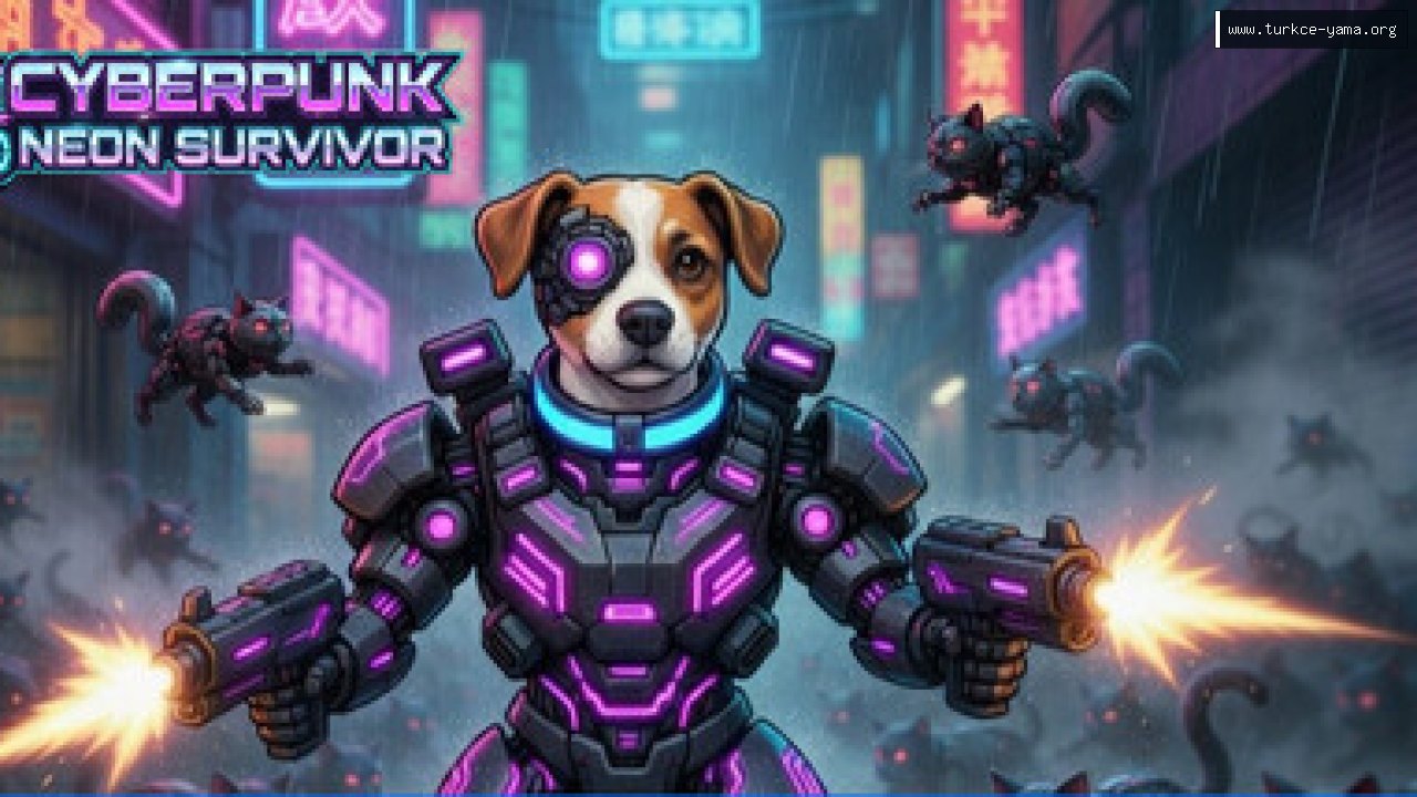 Cyberpunk Neon Survivor Türkçe Yama kapak görseli