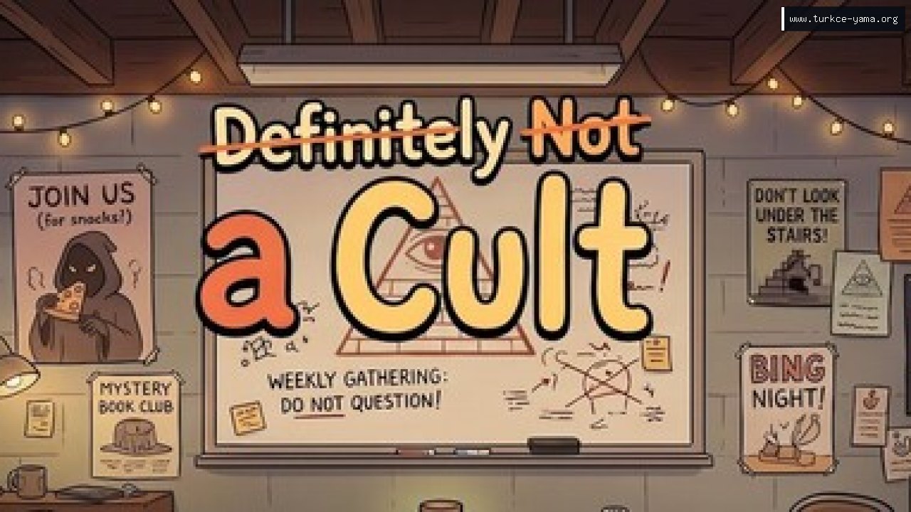 Definitely Not a Cult Türkçe Yama | Oyun Yamaları Definitely Not a Cult Türkçe Yama kapak görseli