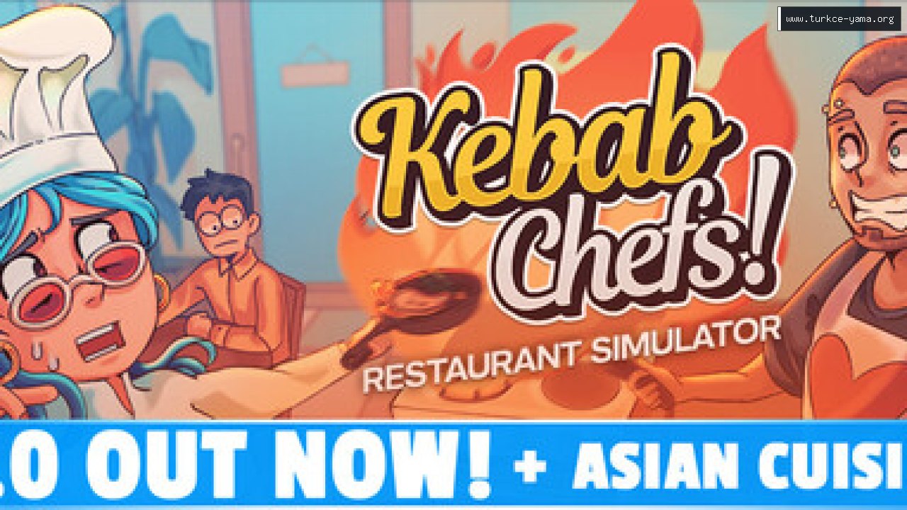 Kebab Chefs! - Restaurant Simulator Türkçe Yama kapak görseli