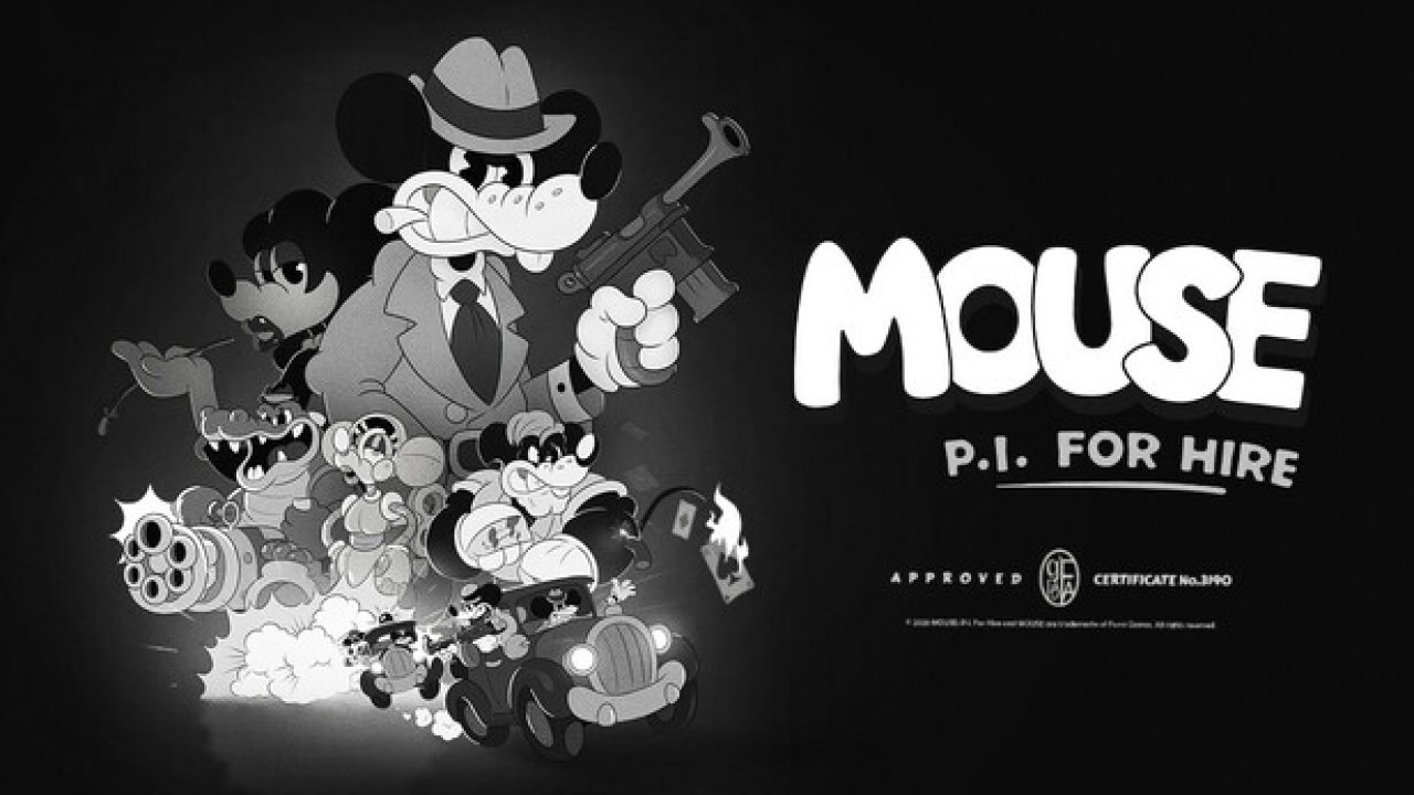 MOUSE: P.I. For Hire Türkçe Yama ile Soruşturmayı Rahat Takip Edin kapak görseli