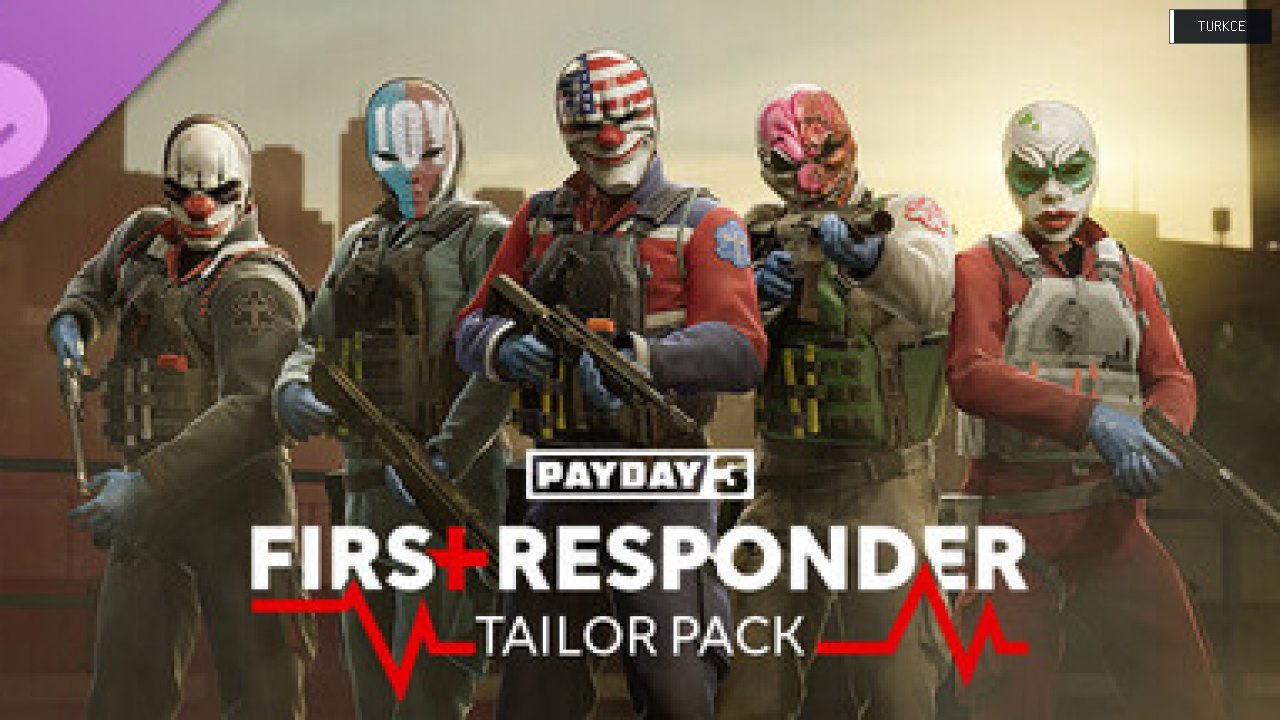 PAYDAY 3: First Responder Tailor Pack Türkçe Yama kapak görseli