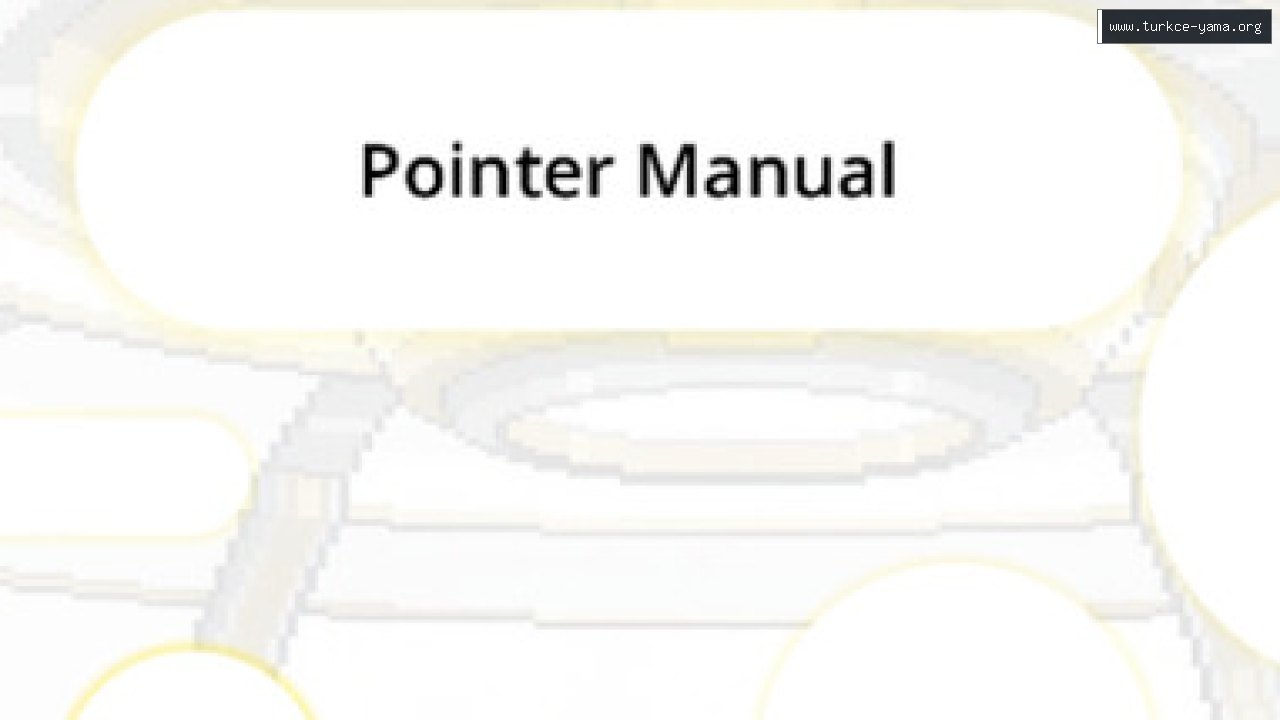 Pointer Manual Türkçe Yama kapak görseli