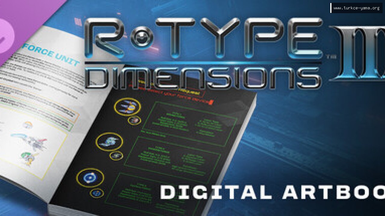 R-Type Dimensions III - Artbook Türkçe Yama kapak görseli