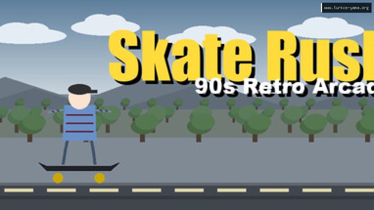 Skate Rush: 90s Retro Arcade Türkçe Yama kapak görseli
