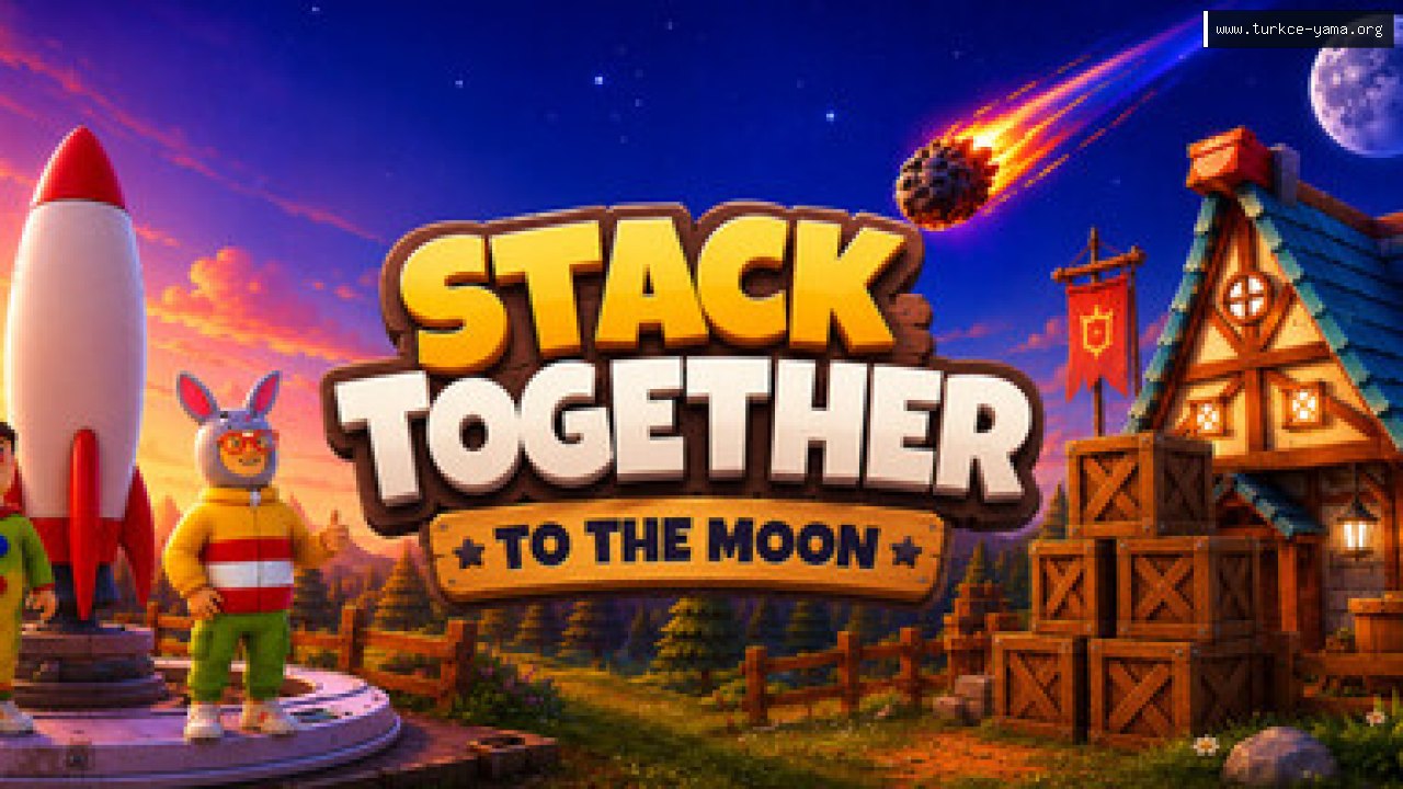Stack Together: To the Moon – Stack, Build & Escape Türkçe Yama kapak görseli