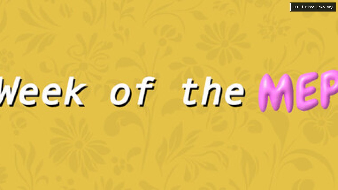 Week of the MEP Türkçe Yama kapak görseli