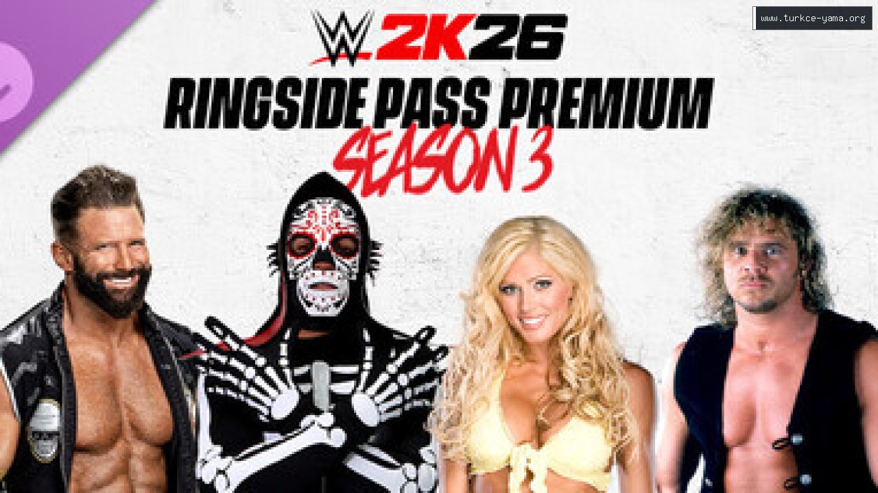 WWE 2K26 Ringside Pass Premium Season 3 Türkçe Yama kapak görseli