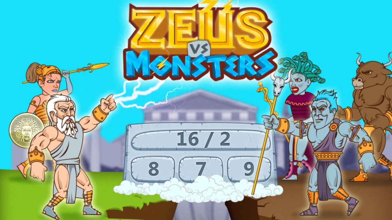 Zeus vs Monsters - Math Game for kids Türkçe Yama kapak görseli